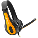CANYON PC headset HSC-1 PC Mic Flat 2m Black Yellow-1