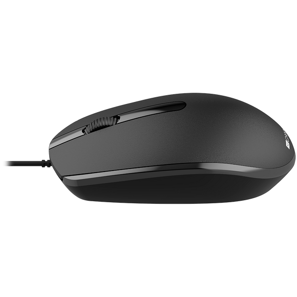 CANYON M-10, Canyon Wired optical mouse with 3 buttons, DPI 1000, with 1.5M USB cable, black, 65*115*40mm, 0.1kg