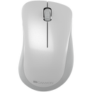 CANYON MW-11, 2.4 GHz Wireless mouse ,with 3 buttons, DPI 1200, Battery:AAA*2pcs ,pearl white grey67*109*38mm 0.063kg-2