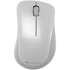 CANYON MW-11, 2.4 GHz Wireless mouse ,with 3 buttons, DPI 1200, Battery:AAA*2pcs ,pearl white grey67*109*38mm 0.063kg - 0