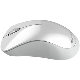 CANYON MW-11, 2.4 GHz  Wireless mouse ,with 3 buttons, DPI 1200, Battery:AAA*2pcs  ,pearl white grey67*109*38mm 0.063kg