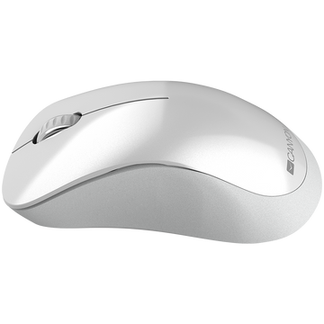 CANYON MW-11, 2.4 GHz  Wireless mouse ,with 3 buttons, DPI 1200, Battery:AAA*2pcs  ,pearl white grey67*109*38mm 0.063kg