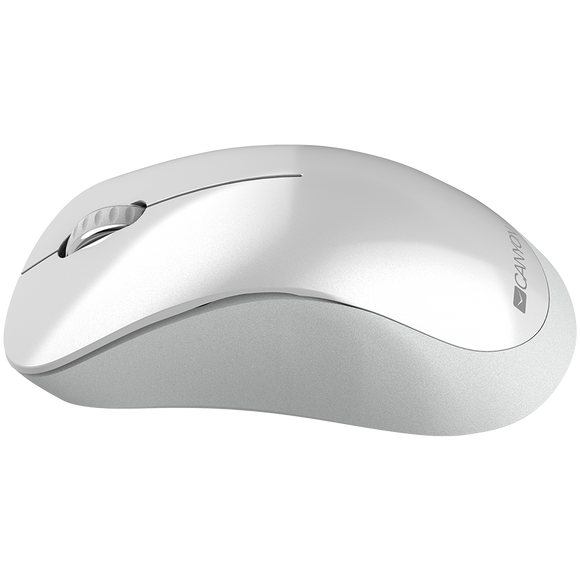 CANYON MW-11, 2.4 GHz  Wireless mouse ,with 3 buttons, DPI 1200, Battery:AAA*2pcs  ,pearl white grey67*109*38mm 0.063kg