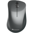 CANYON MW-11, 2.4 GHz Wireless mouse,with 3 buttons, DPI 1200, Battery:AAA*2pcs,Black,67*109*38mm,0.063kg