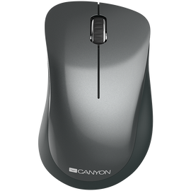 CANYON MW-11, 2.4 GHz Wireless mouse,with 3 buttons, DPI 1200, Battery:AAA*2pcs,Black,67*109*38mm,0.063kg