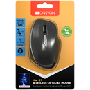 CANYON MW-21, 2.4 GHz Wireless mouse,with 7 buttons, DPI 800/1200/1600, Battery:AAA*2pcs,Dark gray72*117*41mm 0.075kg