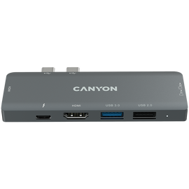 CANYON hub DS-5 7in1 Thunderbolt 3 Space Grey