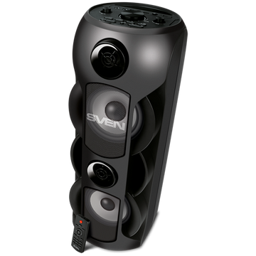 Speaker SVEN PS-720, black (80W, TWS, Bluetooth, FM, USB, microSD, LED-display, 4400mA*h) - 0