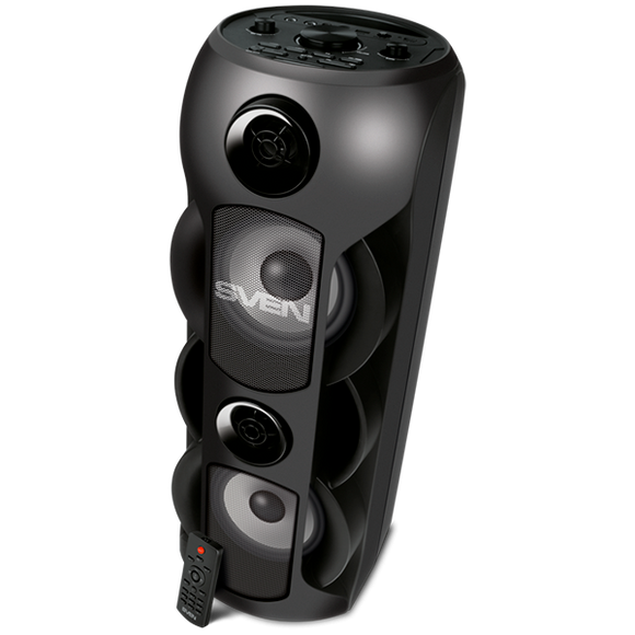 Speaker SVEN PS-720, black (80W, TWS, Bluetooth, FM, USB, microSD, LED-display, 4400mA*h)