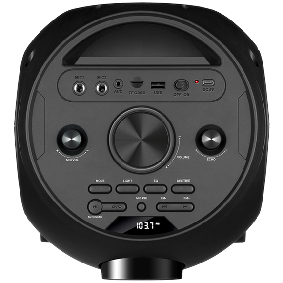 Speaker SVEN PS-720, black (80W, TWS, Bluetooth, FM, USB, microSD, LED-display, 4400mA*h)
