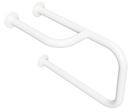 Barre de maintien + porte serviette d'angle gauche HELP 23x38x51,5cm