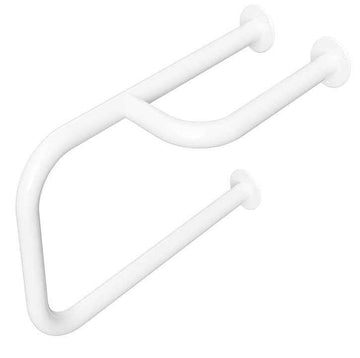 Barre de maintien + porte serviette d'angle droite HELP 23x38x51,5cm