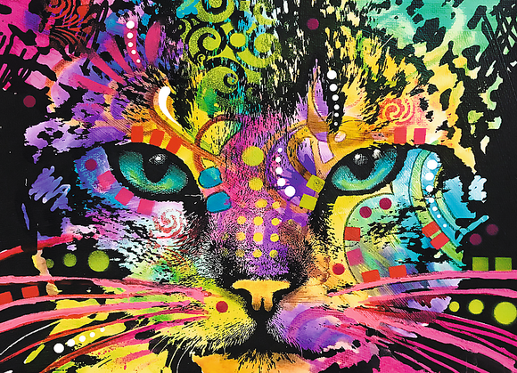 Puzzle en bois trefl chat coloré 1000 pièces