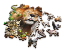 Puzzle en bois TREFL Chats sauvages dans la jungle 500+1 pièces