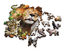Puzzle en bois TREFL Chats sauvages dans la jungle 500+1 pièces