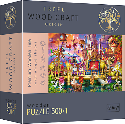Puzzle en bois trefl monde magique 500+1 pièces