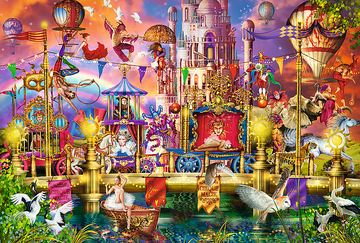 Puzzle en bois trefl monde magique 500+1 pièces