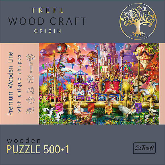Puzzle en bois trefl monde magique 500+1 pièces