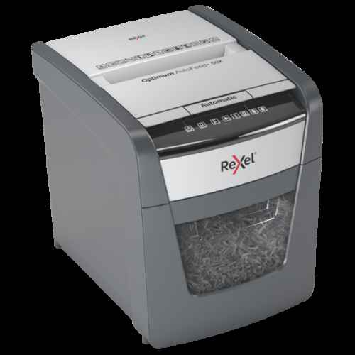 Destructeur de documents Rexel Optimum AutoFeed+ 50XP, coupe croisée P4, 20 l (remplace Rexel Auto+ 60X)