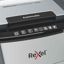Destructeur de documents Rexel Optimum AutoFeed+ 100XP, coupe croisée, format P4, 34 l (remplace Rexel Auto+ 90X)