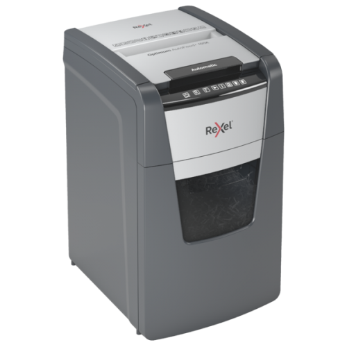 Destructeur de documents Rexel Optimum AutoFeed+ 150XP, coupe croisée, format P4, 44 l (remplace Rexel Auto+ 130X)