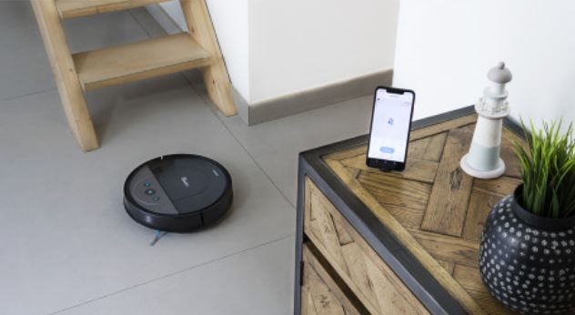 Robot aspirateur laveur connecté 4 en 1 1890