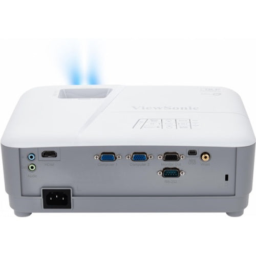 Projecteur viewsonic pa503w lampe led 3 600 lumens résolution wxga 1 280 x 800 contraste 22 000:1 vga x 2 hdmi rs-232 usb 2.0 mini-b mini-jack haut-parleurs  pa503w  tampon vert 4 lei