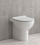 Cuvette WC Rimless à poser EOLIS 52x36x40cm - avec abattant à frein de chute