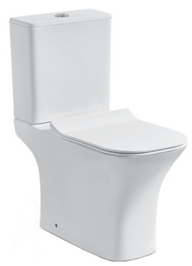 Pack WC Rimless à poser NATALIA 77x66,5x35,5 cm - avec abattant à frein de chute