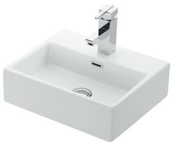 Lavabo suspendu DAPHNE rectangulaire 43x36x14 cm