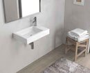 Lavabo suspendu MINOS rectangulaire 55x35x10 cm