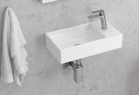 Lavabo suspendu ZANINA 46x26x10,5 cm