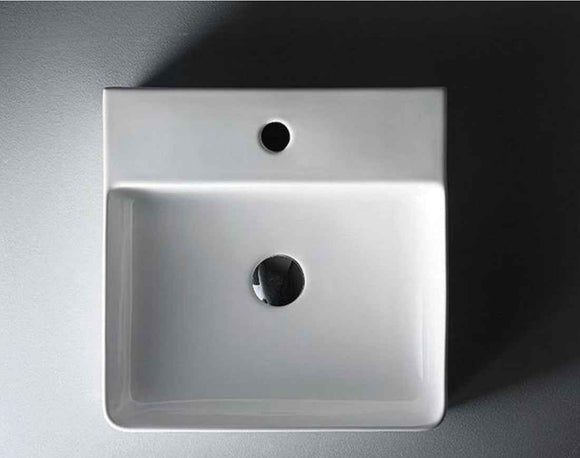 Vasque carrée à poser PESTAK 42x42x12 cm