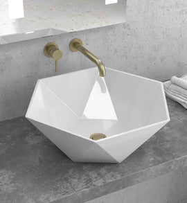 Vasque à poser sans trou MADIO 45x45x17 cm