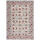 Tapis style floral pure laine leaf-2