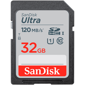 SanDisk Ultra 32GB SDHC Mem Card 100MB/s memory card UHS-I Class 10 - 0