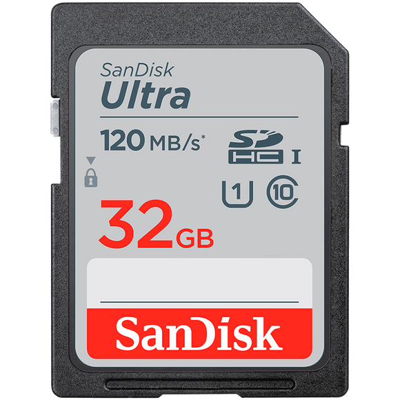 SanDisk Ultra 32GB SDHC Mem Card 100MB/s memory card UHS-I Class 10