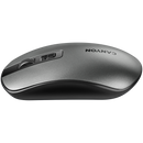 CANYON MW-18, 2.4GHz Wireless Rechargeable Mouse with Pixart sensor, 4keys, Silent switch for right/left keys,DPI: 800/1200/1600, Max. usage 50 hours for one time full charged, 300mAh Li-poly battery, Dark grey, cable length 0.6m, 116.4*63.3*32.3mm, 0.075-4