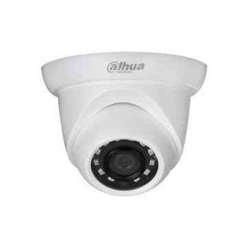 Caméra IP Dahua 2MP, Eyeball 1/2.7" CMOS, 1920×1080 pixels effectifs, 25fps@1080P, distance focale 2,8mm (angle de vue 104°), distance IR max 30m, 0.08Lux/F2.0, 0Lux/F2.0 IR activé, DC12V, PoE, 5.5W, IP67.