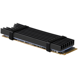 AXAGON Passive aluminum heatsink for all M.2 SSDs, size 2280, high 6 mm | CLR-M2L6