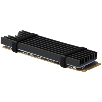 AXAGON Passive aluminum heatsink for all M.2 SSDs, size 2280, high 6 mm | CLR-M2L6