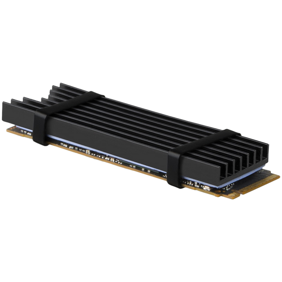 AXAGON CLR-M2L6 passive - M.2 SSD, 80mm SSD, ALU body, silicone thermal pads, height 6mm