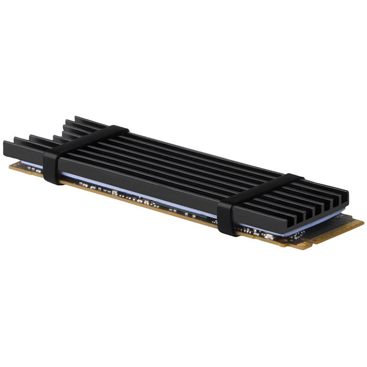 Axagon clr-m2l3 passif - ssd m.2 ssd 80 mm corps en aluminium coussinets thermiques en silicone hauteur 3 mm