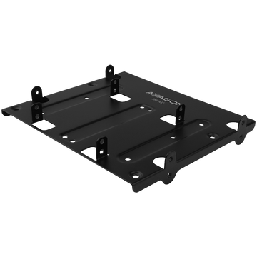 RHD-435 Ramka metalowa do montażu 4x 2.5" HDD (2x 2.5" HDD/SSD & 1x 3.5" HDD) w pozycji 5.25" Czarna - 0