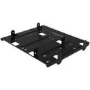 RHD-435 Ramka metalowa do montażu 4x 2.5" HDD (2x 2.5" HDD/SSD & 1x 3.5" HDD) w pozycji 5.25" Czarna