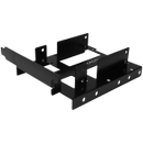 Cadre métallique pour le montage de deux disques de 25" dans une position de 35".