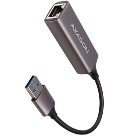 AXAGON ADE-TR Compact aluminum USB 3.2 Gen 1 Gigabit Ethernet 10/100/1000Mbit adapter with automatic installation