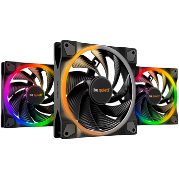be quiet! LIGHT WINGS 140mm PWM high-speed Triple-Pack