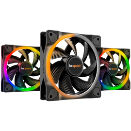 be quiet! Light Wings 120mm ARGB PWM Fan Black 3 Pack