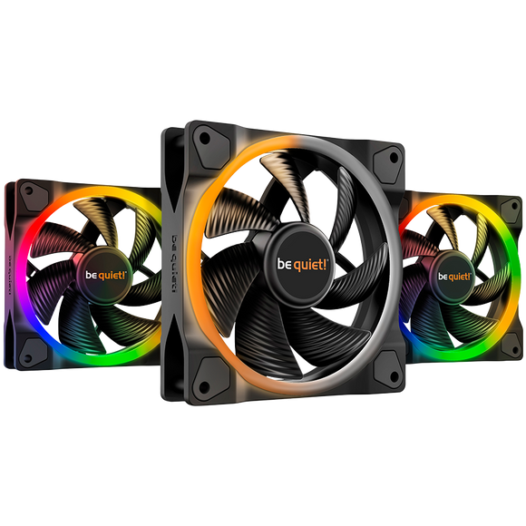 be quiet! Light Wings 120mm ARGB PWM Fan Black 3 Pack